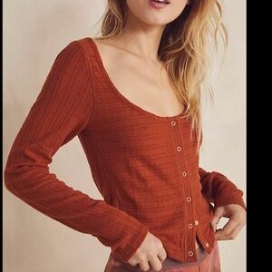 Free People Cabin Ready Cardi size small